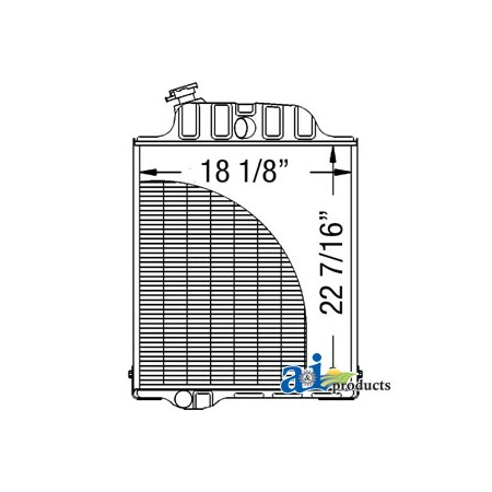 A & I Products Radiator 23" x33" x10" A-AR46437